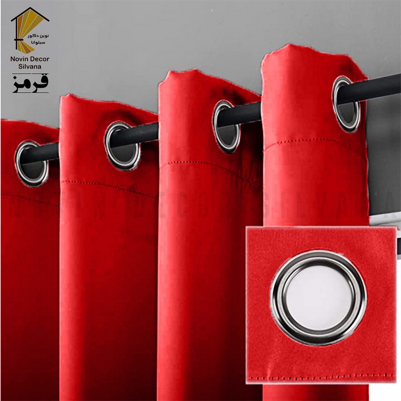 پرده نوین دکور سیلوانا مدل کتان کد 230 1 سایز 230 140 سانتی متر