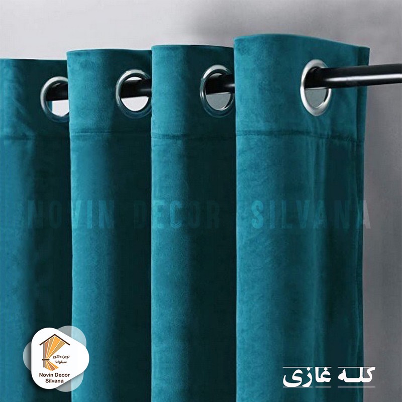 پرده نوین دکور سیلوانا مدل مخمل کالیفرنیا 28 سایز 280x140 سانتیمتر