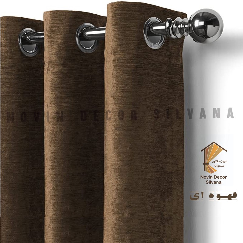 پرده نوین دکور سیلوانا مدل مخمل شانل 280 _ 1 سایز 280x140 سانتیمتر