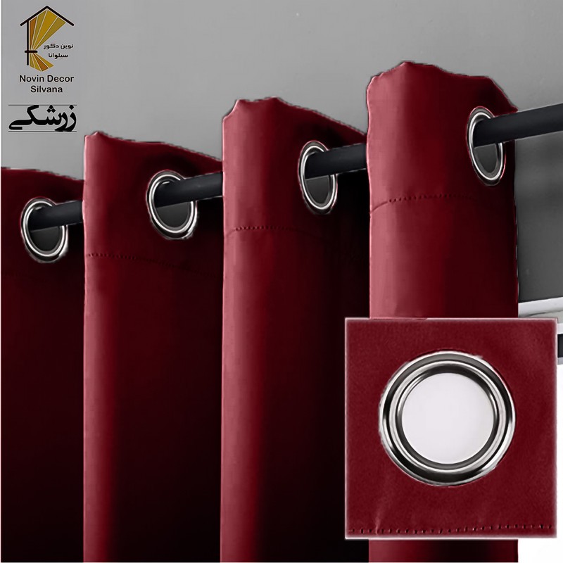 پرده نوین دکور سیلوانا مدل لاکچری 3 سایز 280 300 سانتی متر