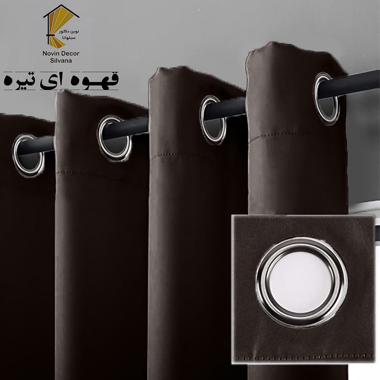پرده نوین دکور سیلوانا مدل لاکچری 3 سایز 280 300 سانتی متر
