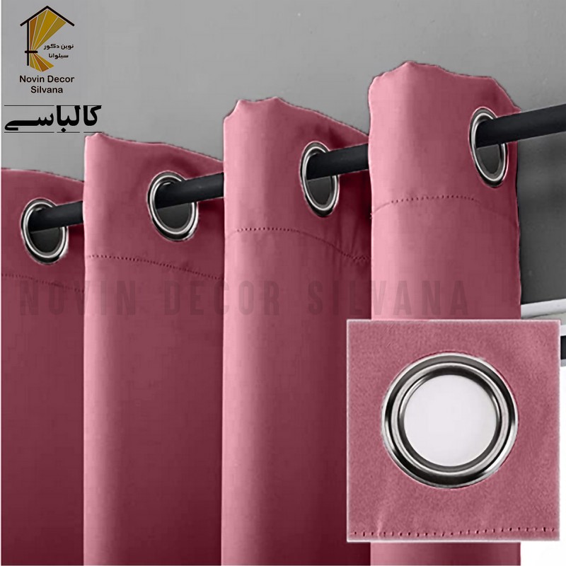 پرده پانچ نوین دکور سیلوانا مدل کتان سایز 200 280 سانتیمتر