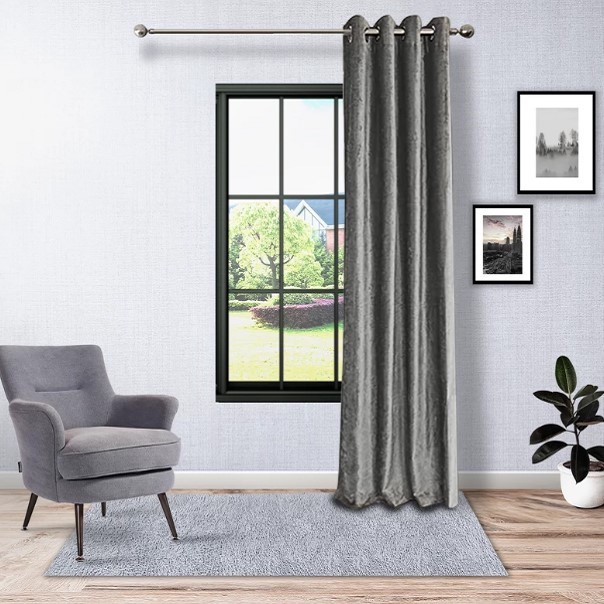 پرده نوین پرده خورشید مدل مخمل شانل کد NU351 سایز 280x140 سانتیمتر