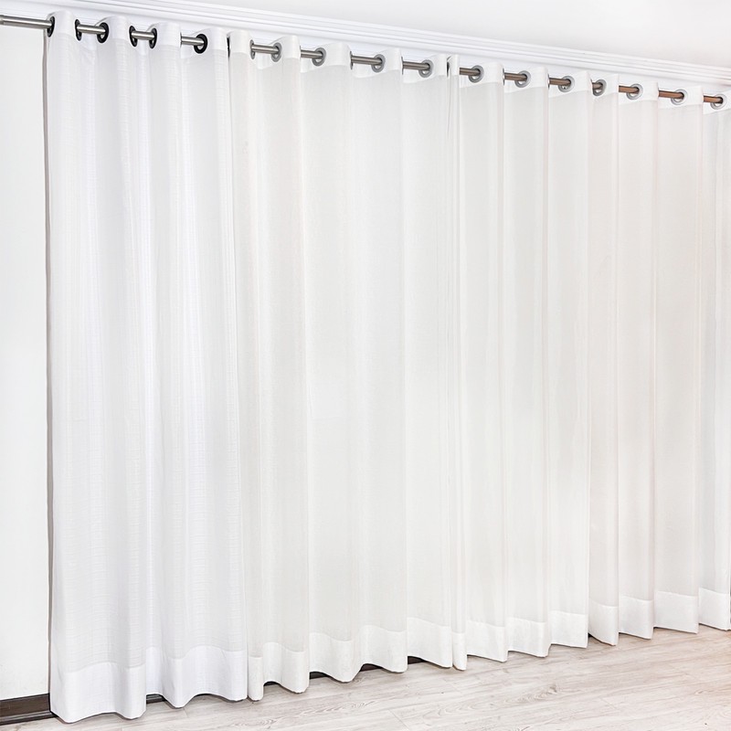 پرده مدل پانچ حریر شانتون سایز 280x300 سانتیمتر