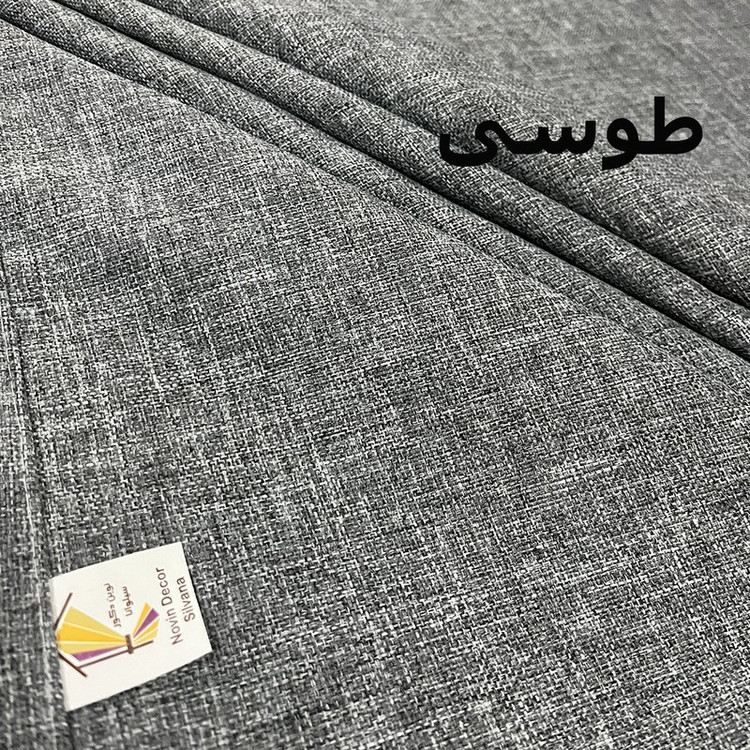 پرده پانچ نوین دکور سیلوانا مدل کتان تسلا 3 سایز 280x300 سانتیمتر