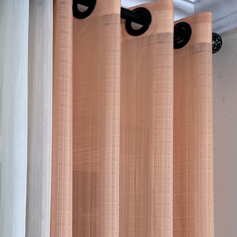 پرده مدل پانچ حریر شانتون سایز 280x300 سانتیمتر