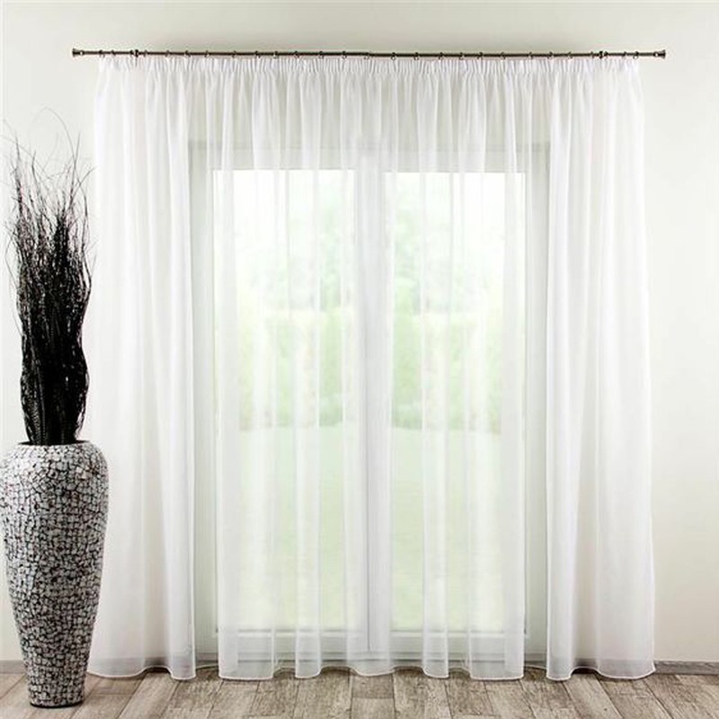پرده مدل دوخت ساده حریر شاین سایز 300x280 سانتیمتر
