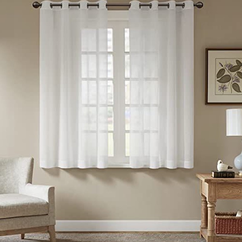 پرده مدل پانچ حریر ساده مات سایز 200x290 سانتیمتر