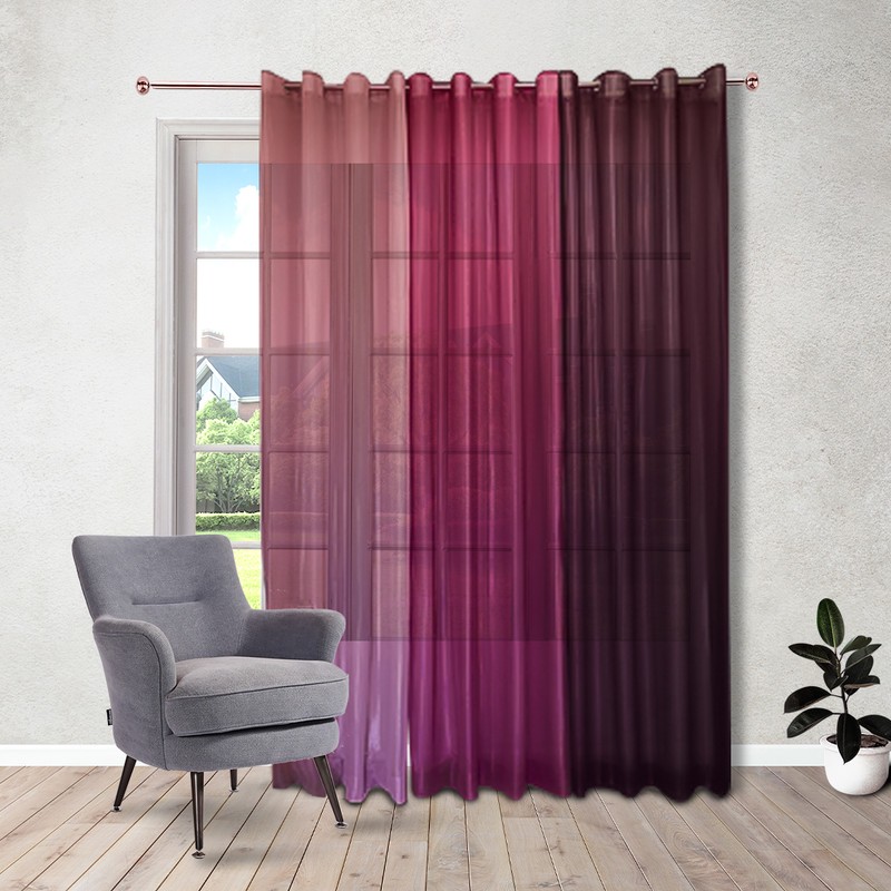 پرده نوین دکور سیاناو مدل حریر کد pb105 سایز 280x140 سانتیمتر