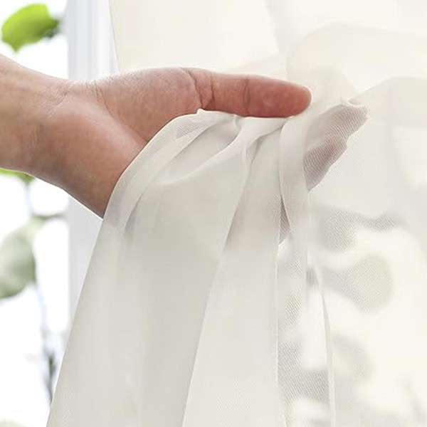 پرده تیکو دکو مدل حریر کلاسیک 7180 دوخت ساده سایز 180x295 سانتیمتر
