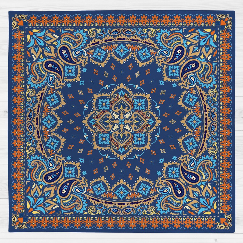 رومیزی طرح ترمه سنتی کد 9962