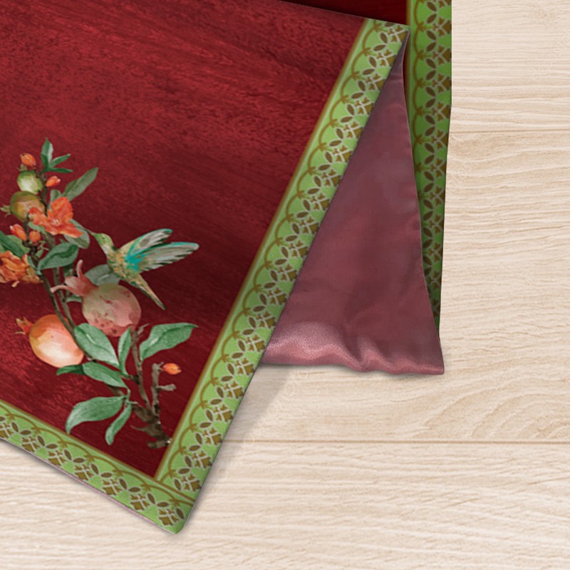 رومیزی مدل انارگل طرح سنتی کد TDy-903-D