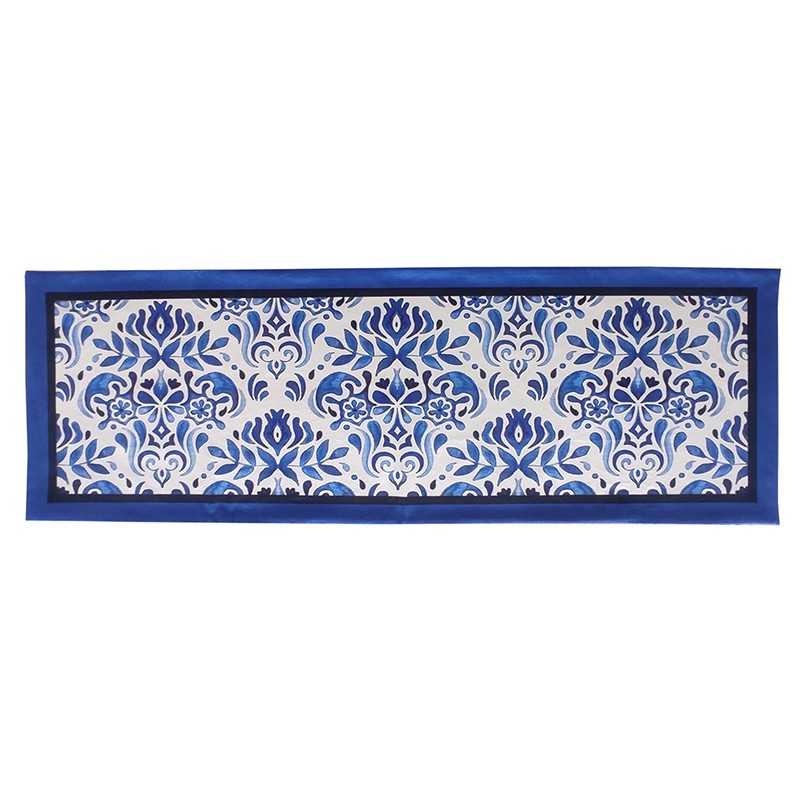 رانر زیگ زاگ طرح نقاشی آبرنگی مدل مستطیل کد 0008
