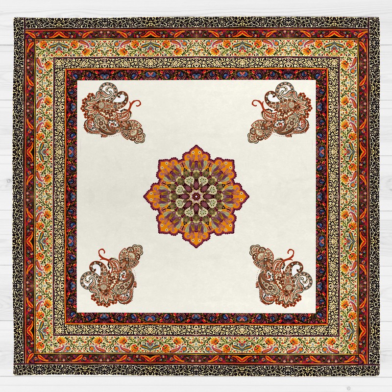 رومیزی طرح سنتی کد 9953