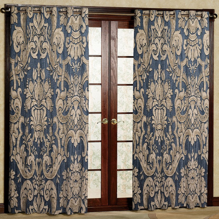 پرده مدل طرح دار مخمل پانچی کد 2662 سایز 200x140 سانتی متر