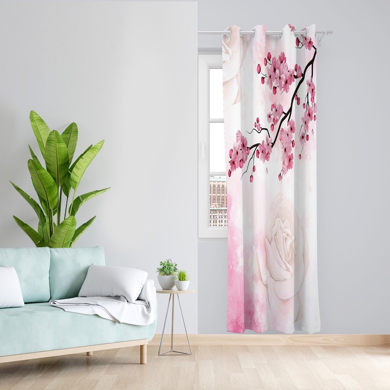 پرده مدل مخمل پانچی کد 1182سایز 140x200 سانتی متر