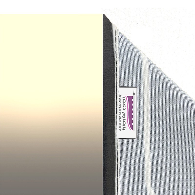 پرده بارمان دکور طرح نازنین مدل مخمل پانچی کد27 4126 W سایز 140x280 سانتی متر