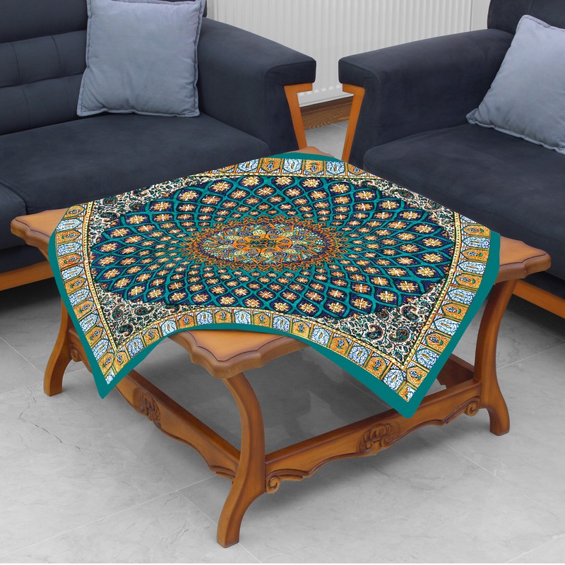 رومیزی طرح ترمه سنتی کد 9931.1