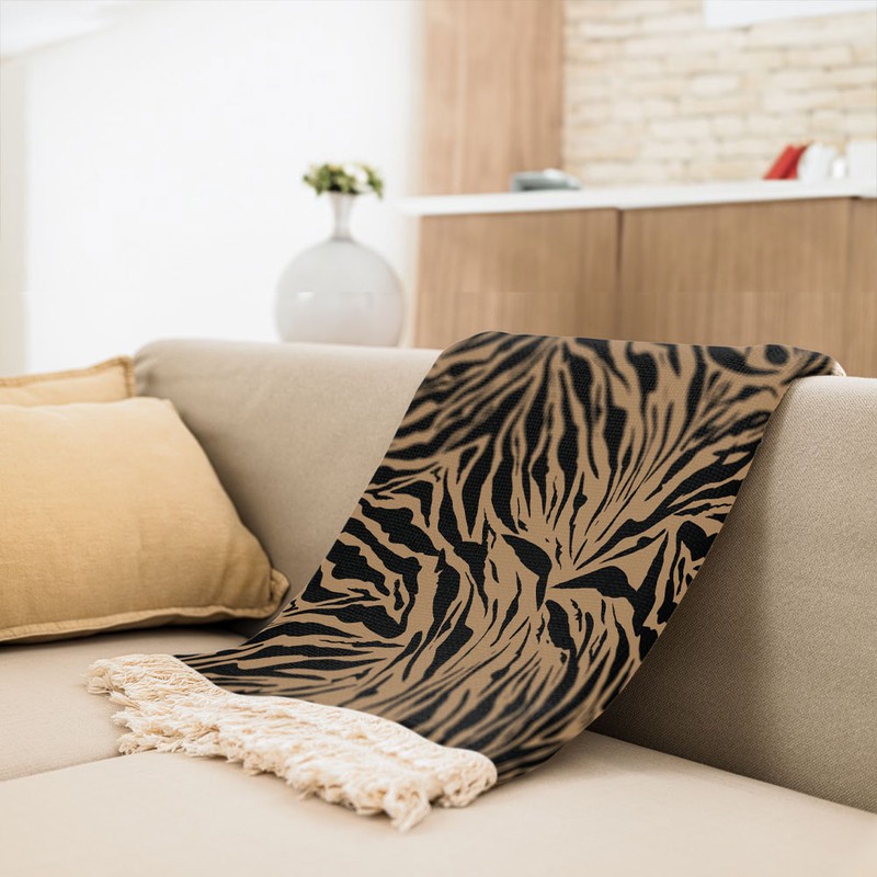 شال مبل کد Q2SH1040 سایز 100x180 سانتی متر