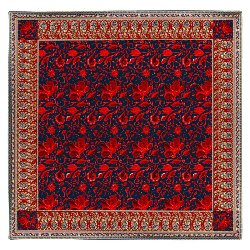 رومیزی طرح گل سنتی کد 9982.1