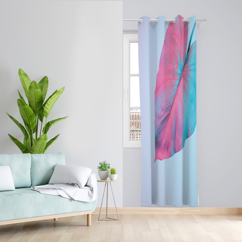 پرده طرح پر مدل مخمل پانچی کد 2147 z سایز 140x200 سانتی متر