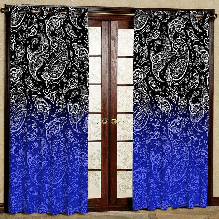 پرده مدل مخمل پانچی کد 4302 سایز 140x280 سانتی متر