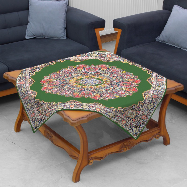 رومیزی مدل سنتی طرح بته جقه کد 1400GR
