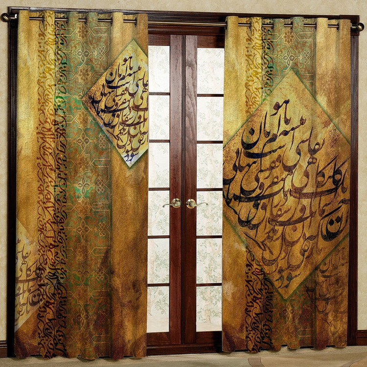 پرده مدل مخمل پانچی کد 1063L سایز 140x280 سانتی متر