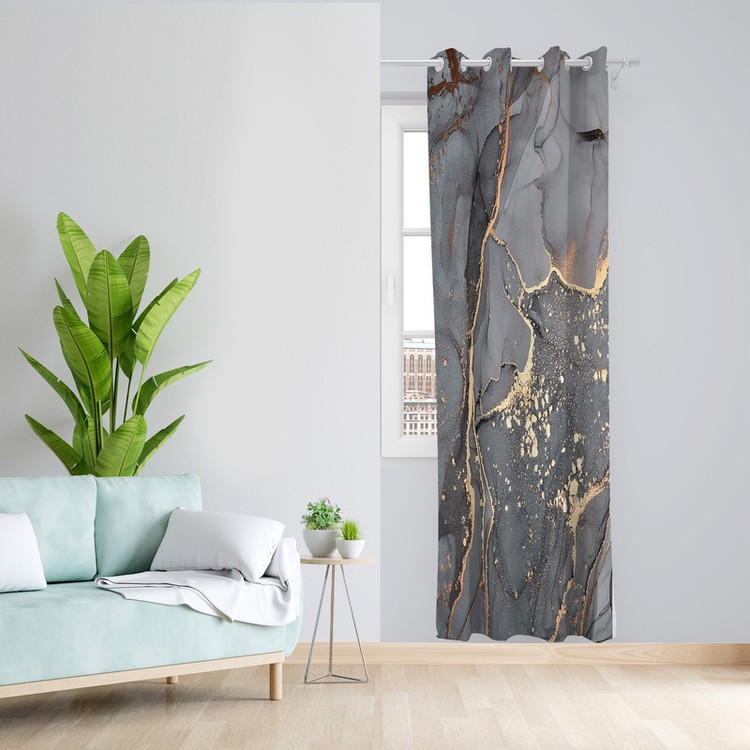 پرده طرح سنگی مدل مخمل پانچی کد 2722 z سایز 140x200 سانتی متر