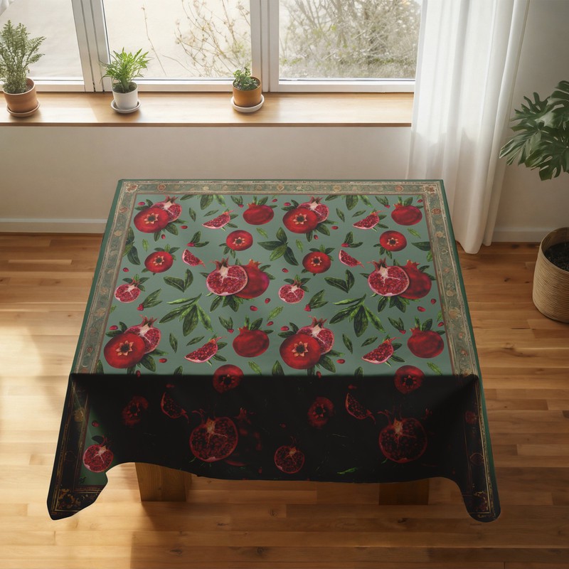 رومیزی ریحانلوکس مدل یلدا کد RH124 سایز 97x97 سانتیمتر