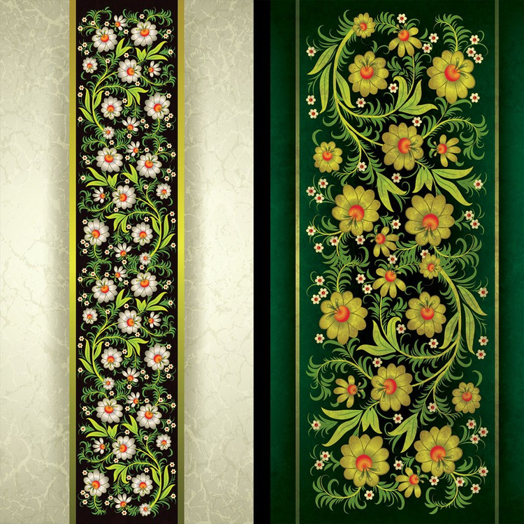 پرده مدل گلدار پانچی سایز 280x145 سانتی متر