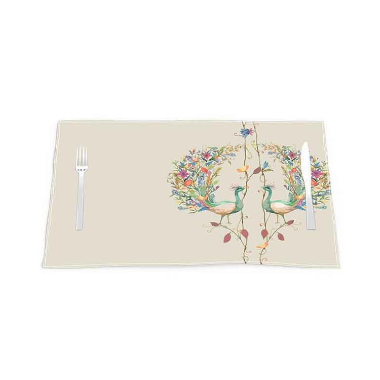 زیربشقابی مدل طاووس کد F3ZI1047 مجموعه 4 عددی