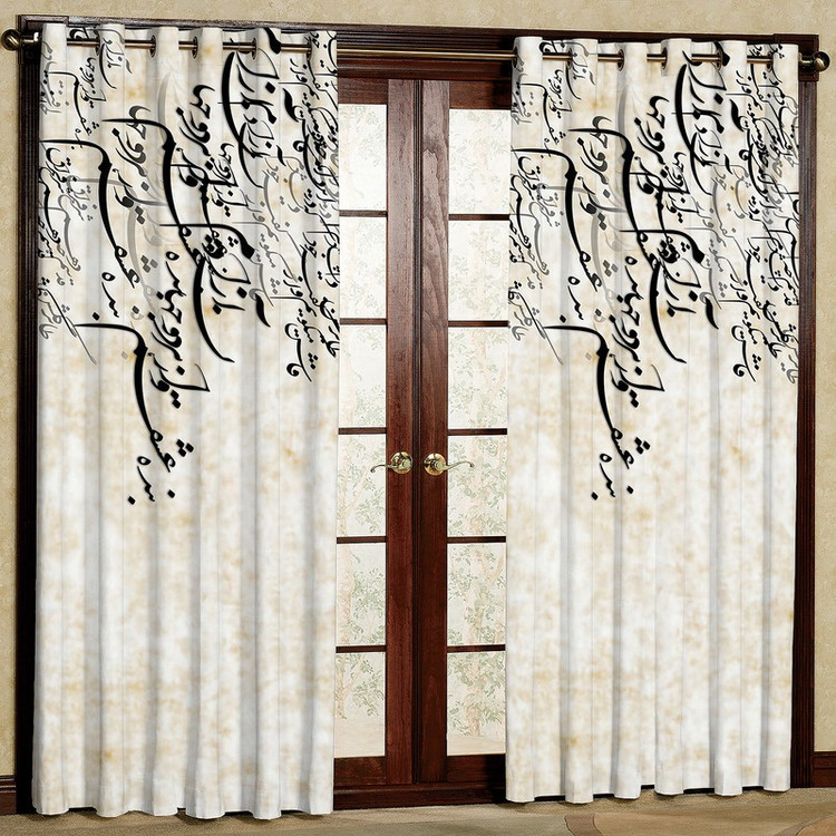 پرده مدل شعر مخمل پانچی کد 4272 سایز 200x140 سانتی متر
