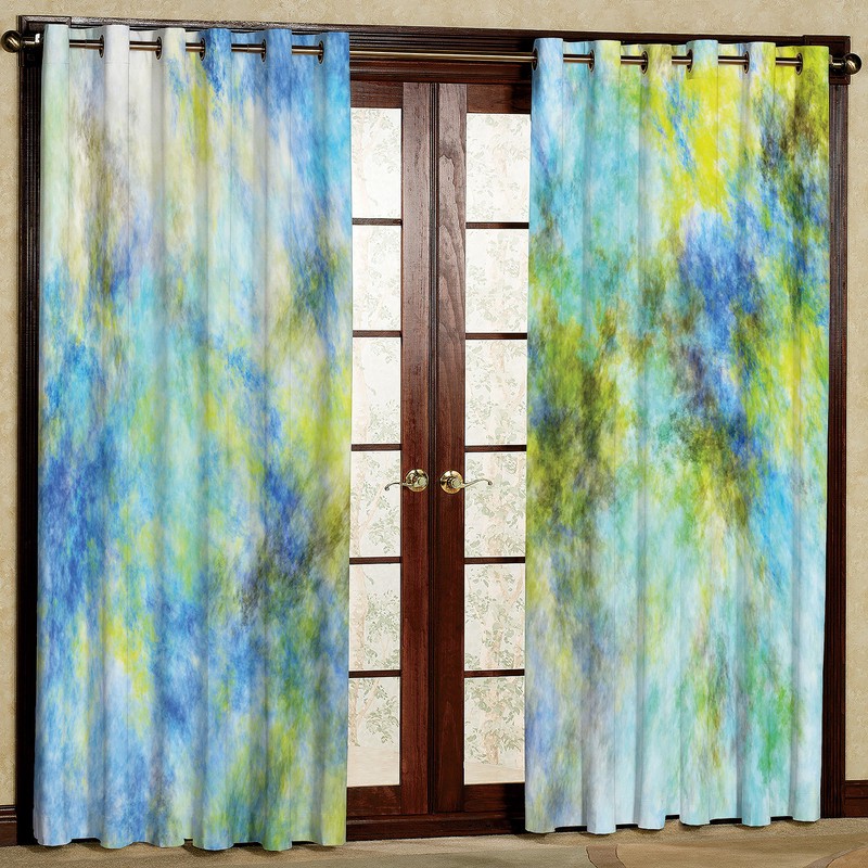 پرده مدل مخمل پانچی کد 2713T2 سایز 200x140 سانتی متر