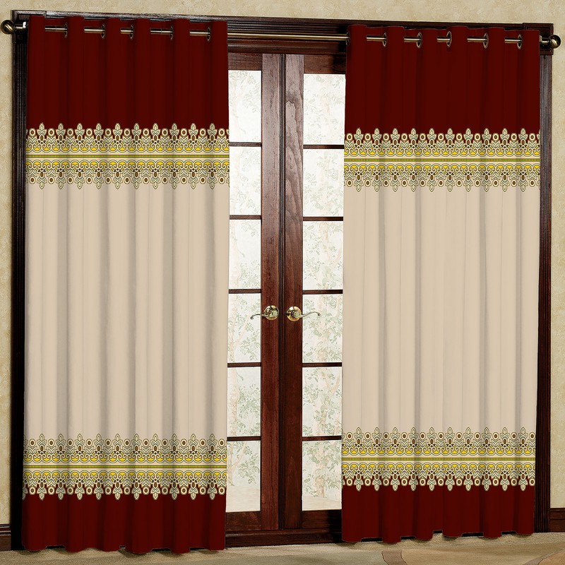پرده مدل مخمل پانچی کد 4664 سایز 200x140 سانتی متر