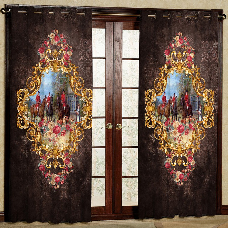 پرده مدل مخمل پانچی کد 4020 سایز 140x280 سانتی متر