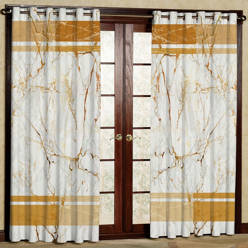 پرده مدل مخمل پانچی کد 4014T2 سایز 200x140 سانتی متر