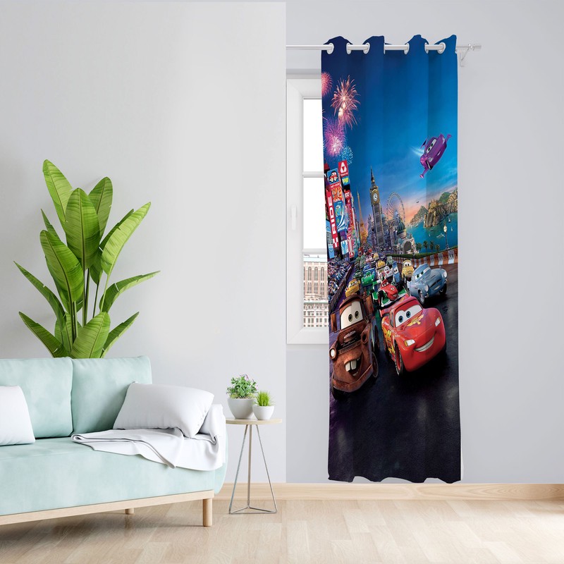 پرده مدل مکویین مخمل پانچی کد 1203 سایز 140x200 سانتی متر