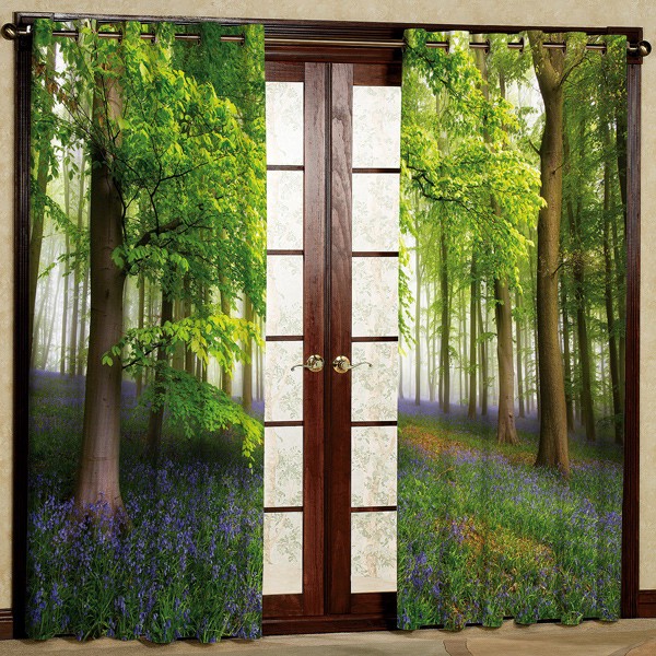 پرده مدل مخمل پانچی کد 5831 سایز 280x140 سانتی متر