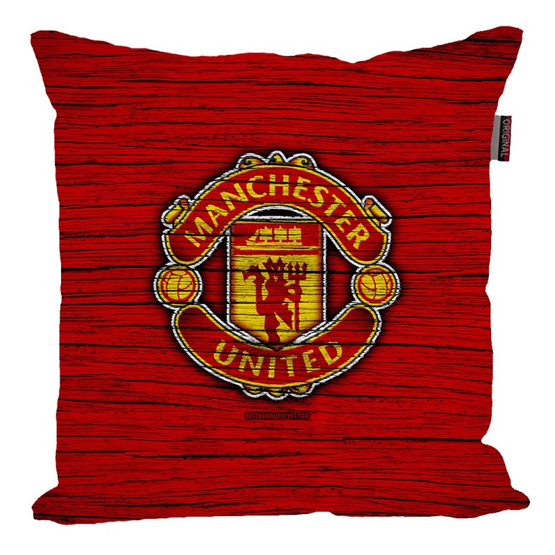 کوسن مدل منچشستر یونایتد Manchester United طرح چوب کد KO280