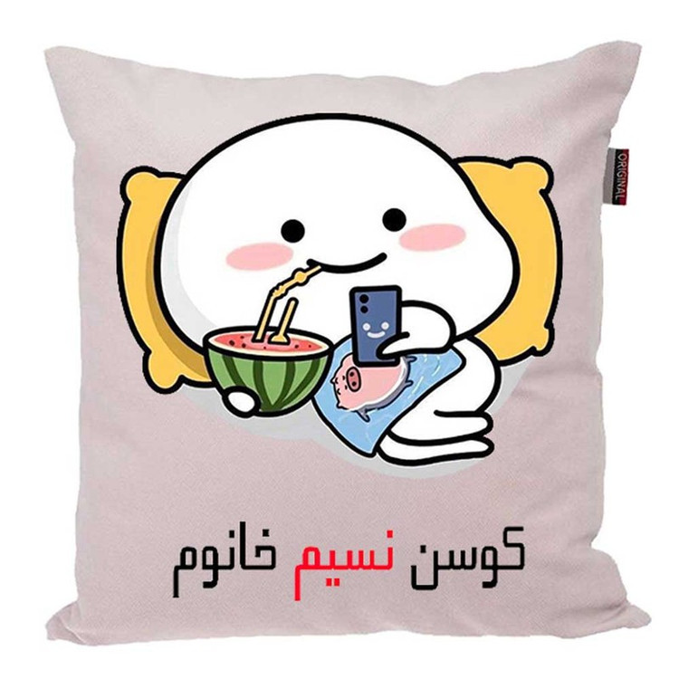 کوسن پاد آفرین مدل فانتزی اسم شخصی طرح دخترانه اسم نسیم کد 01405