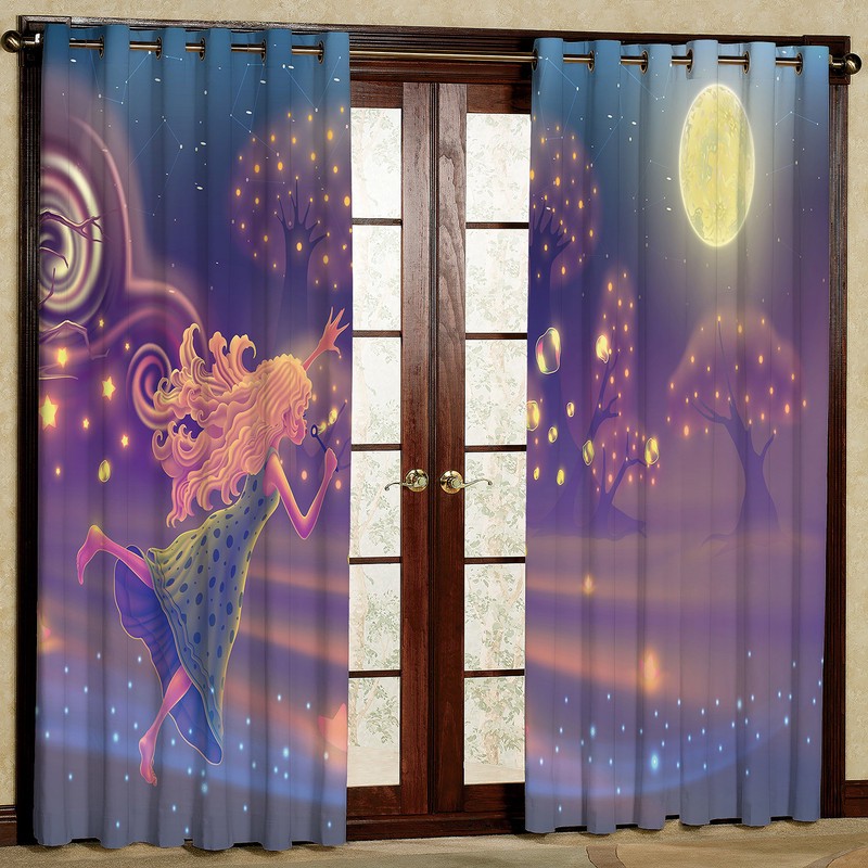 پرده مدل دختر مخمل پانچی کد 2298 سایز 200x140 سانتی متر