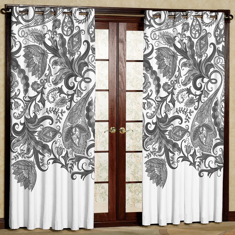 پرده مدل مخمل پانچی کد 1151T2 سایز 200x140 سانتی متر