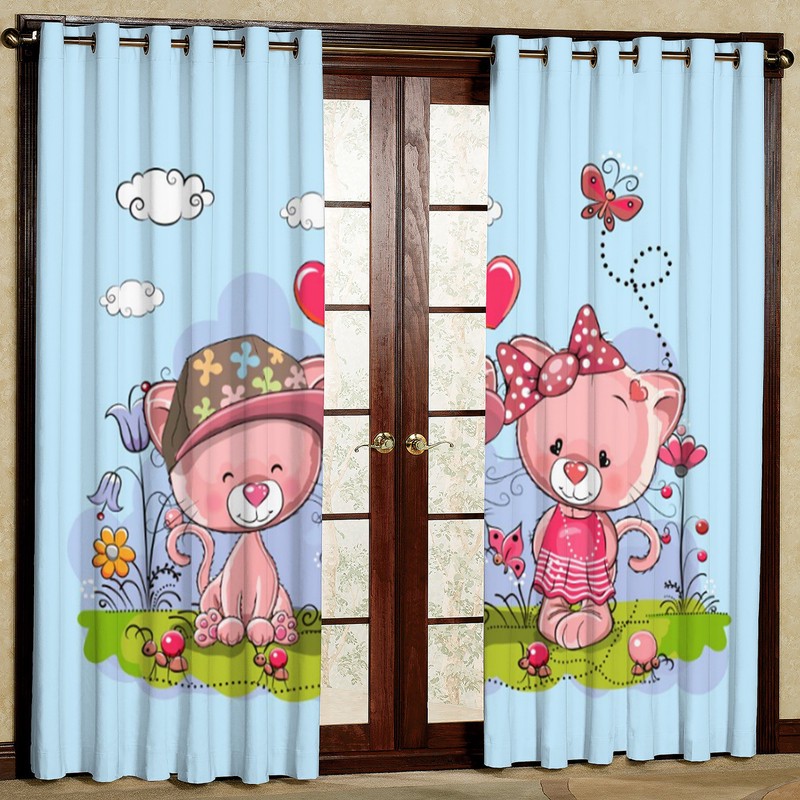 پرده مدل مخمل پانچی کد 4352 سایز 200x140 سانتی متر