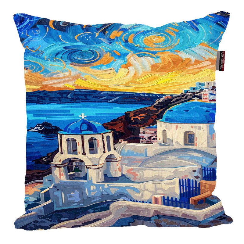 کوسن پاد آفرین مدل فانتزی طرح ونگوک شب های پرستاره کد p1034