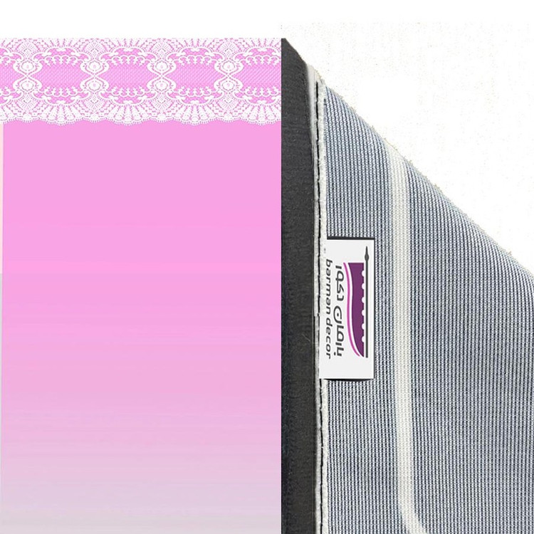 پرده بارمان دکور طرح پاپیون مدل هازان پانچی کد a 05-1204 W سایز 140x200 سانتی متر