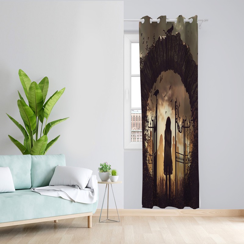 پرده مدل مخمل پانچی کد 2334 z سایز 140x200 سانتی متر