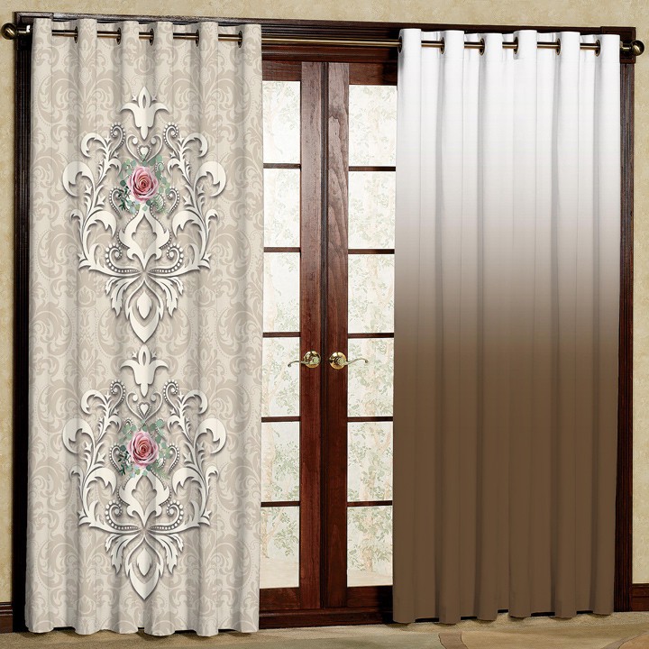 پرده پانچی کد 5177 سایز 280x140 سانتی متر