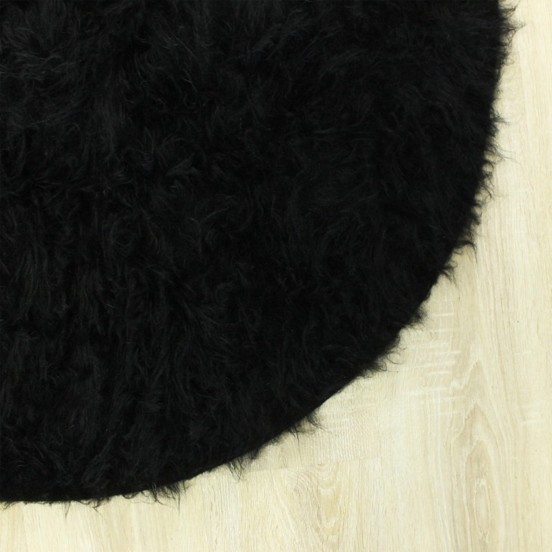 پادری آقای طرح مدل خز فانتزی سایز 110x110 سانتی متر