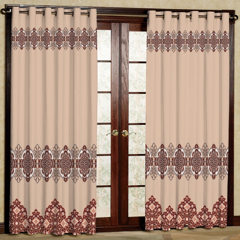 پرده مدل هازان پانچی کد m1153 سایز 140x280 سانتی متر